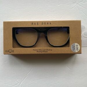 Rae Dunn Premium Blue Light Blocking Reading Glasses 0.00 With Pouch Included.